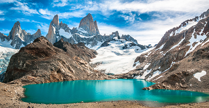 Image of towering granite peaks in South America